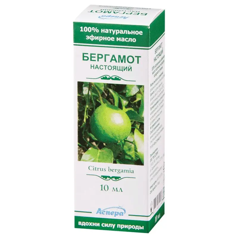 Аспера Бергамот Эфирное Масло 10 мл – для красоты и ароматерапии