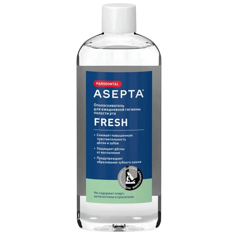 Асепта Фреш Ополаскиватель для рта 250 мл – свежесть и защита