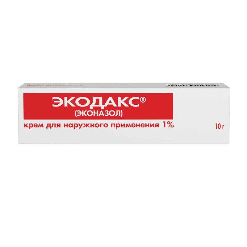 Экодакс крем 1% против грибка — 10 г, быстрое действие