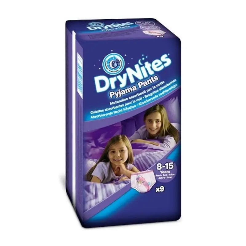 Huggies DryNites для девочек 8–15 лет, 9 шт