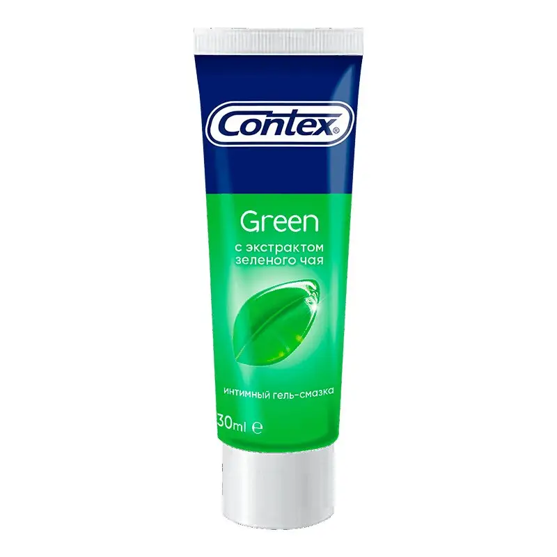 Гель-смазка Contex Green 30 мл с экстрактом зеленого чая