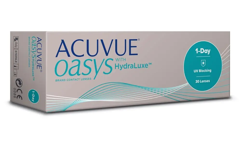 ACUVUE OASYS HydraLuxe - однодневные линзы для комфорта