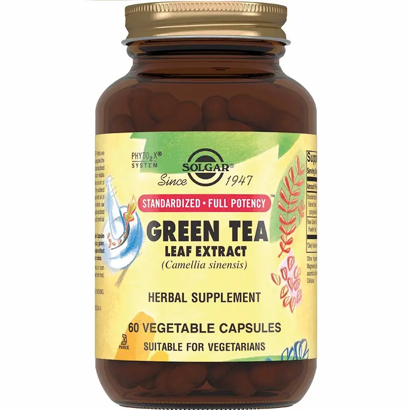 Солгар Экстракт Зеленого Чая — антиоксиданты и метаболизм