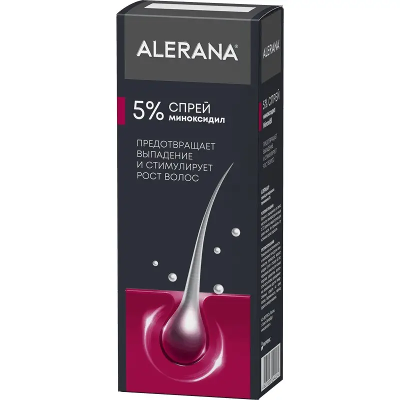 Алерана спрей 5% для роста и укрепления волос, 60 мл