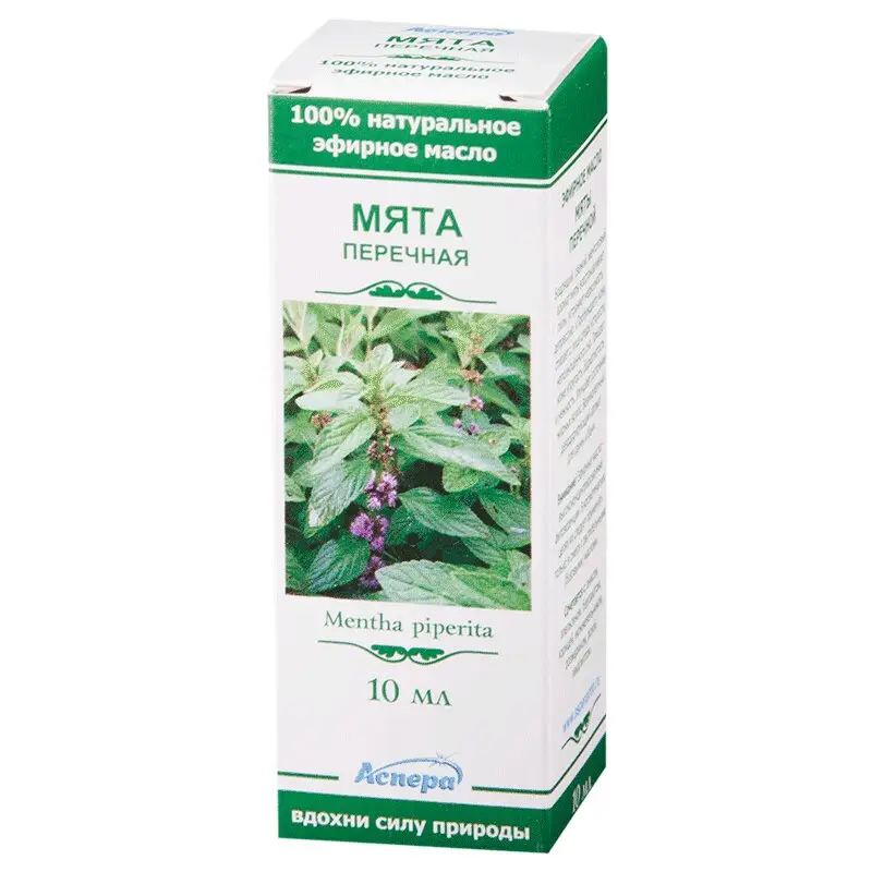 Аспера Эфирное масло мяты 10 мл – свежесть и релаксация