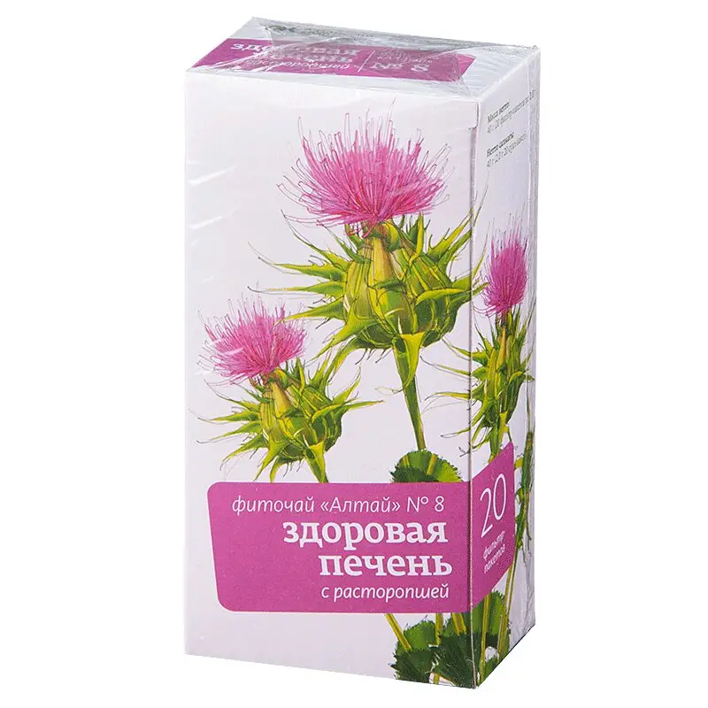Фиточай Алтай №8 Здоровая Печень с расторопшей 20 пакетиков