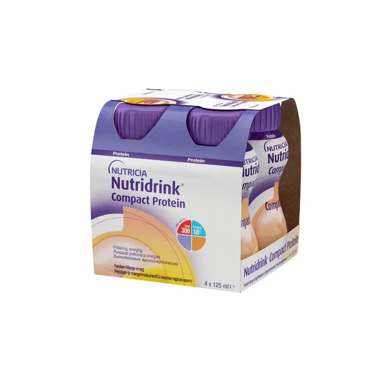 Nutridrink Compact Protein Персик-Манго 125 мл — Высокобелковое питание