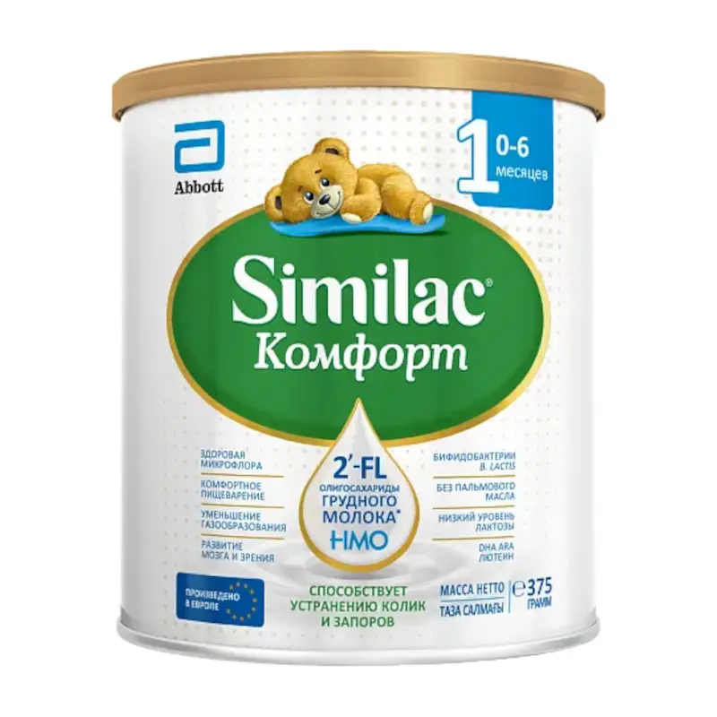Симилак 1 Комфорт — сухая смесь для новорождённых, 375 г