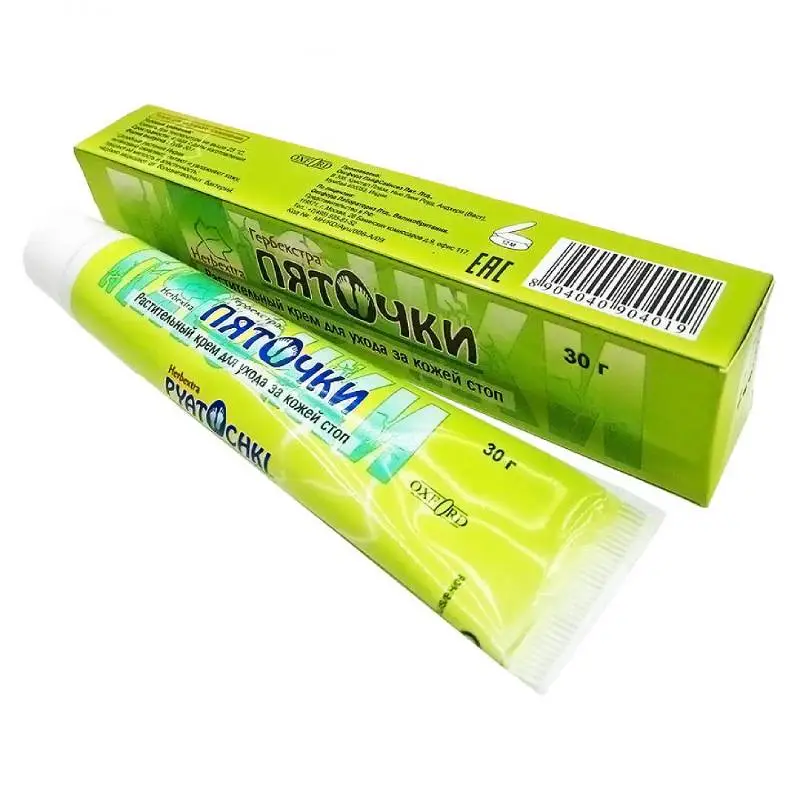 Пяточки Крем для ног 30 г — уход за сухими и потрескавшимися пятками