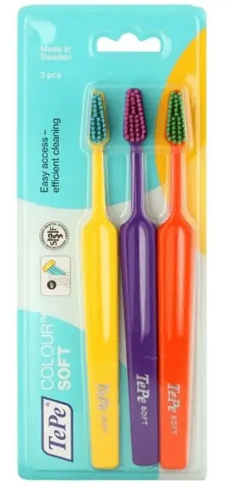 Типи Зубная Щетка Колор Софт 3 шт – мягкая чистка и комфорт
