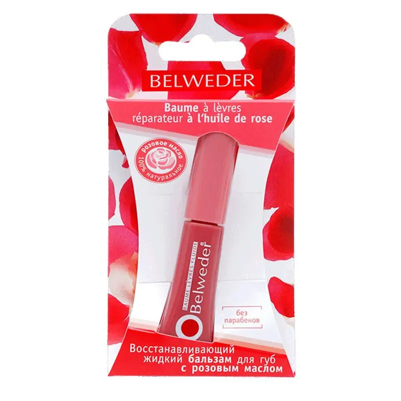Бельведер Бальзам для губ с розовым маслом — восстановление