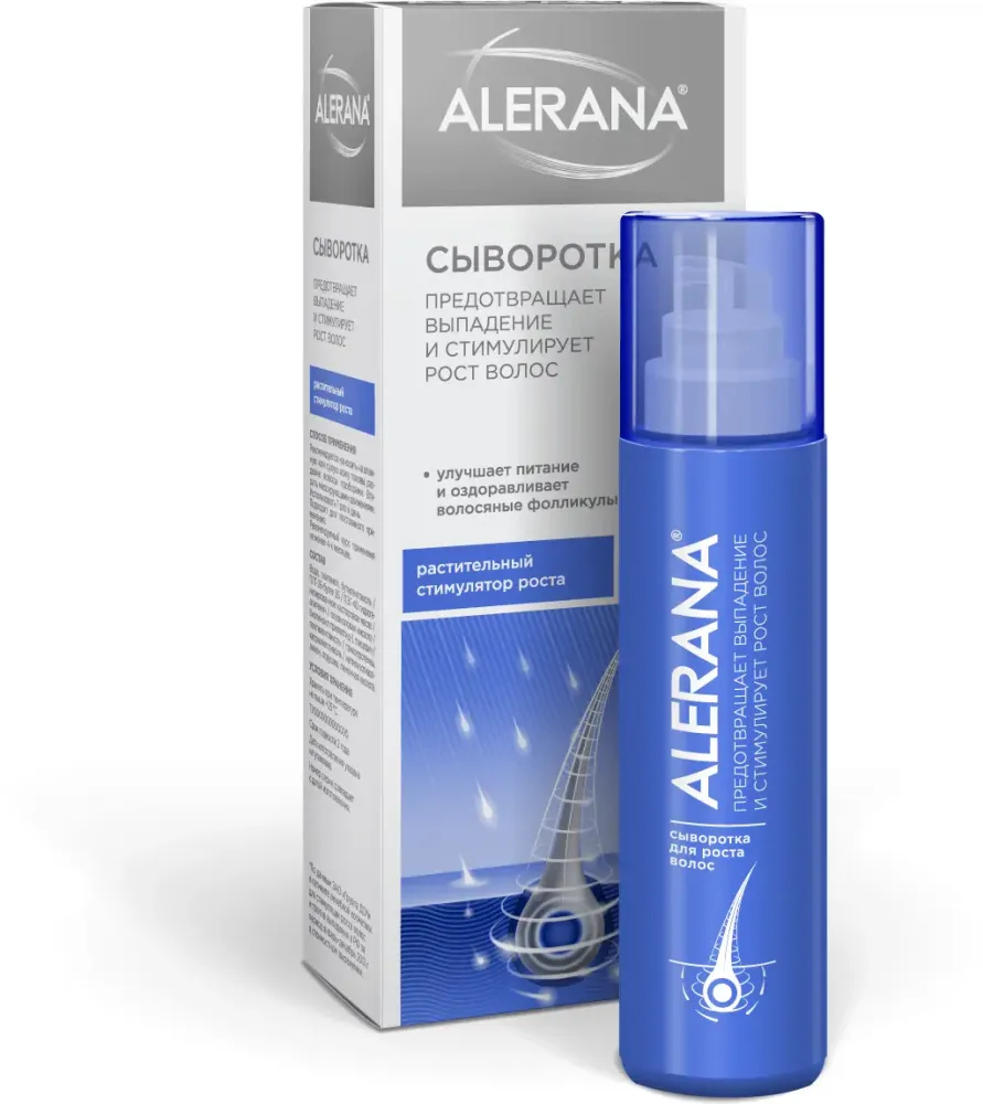 Алерана Сыворотка для роста волос 100 мл – быстрое восстановление