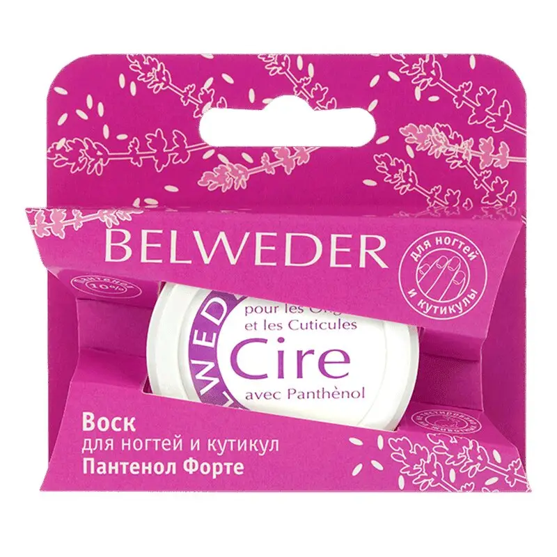 Бельведер Воск для ногтей и кутикулы с Пантенолом 10%