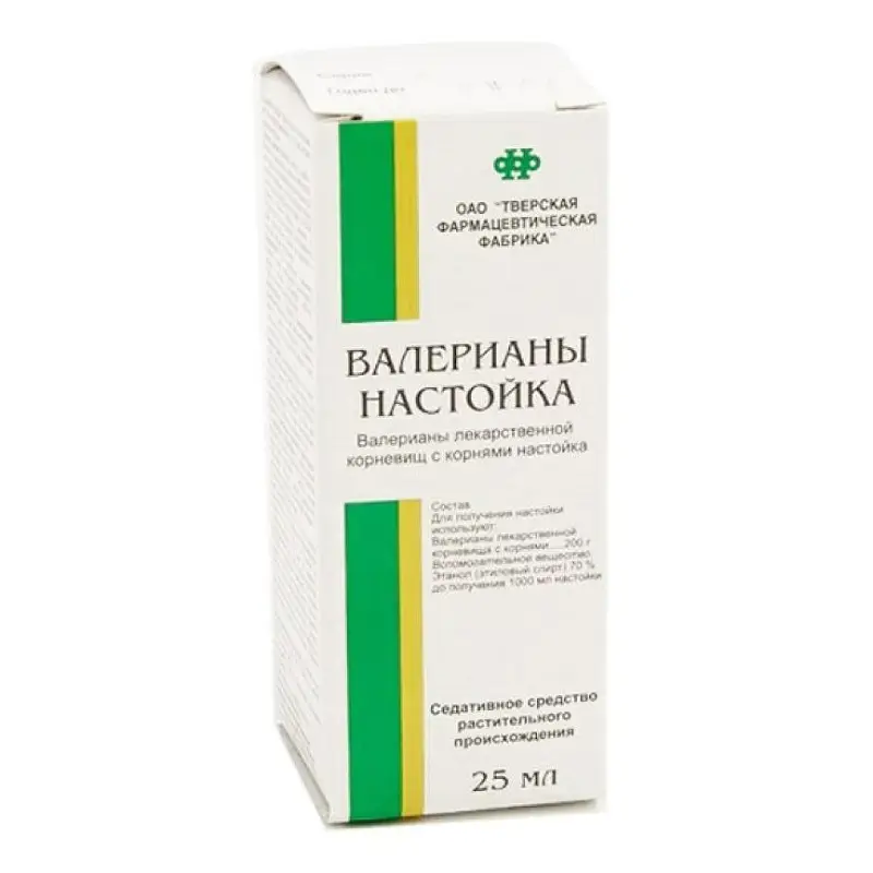 Валерианы настойка 25 мл — успокоительное и для сна
