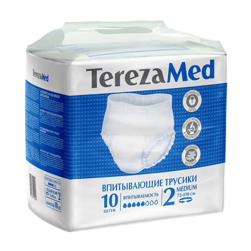 TerezaMed Подгузники-Трусы Adult Medium №10 — Надежная Защита