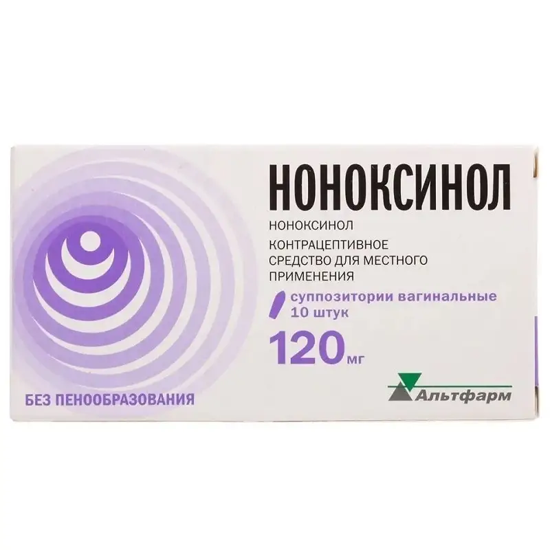 Ноноксинол 120 мг №10 — контрацепция и защита от инфекций