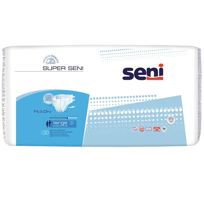 Сени Супер L №30 — подгузники для взрослых при недержании