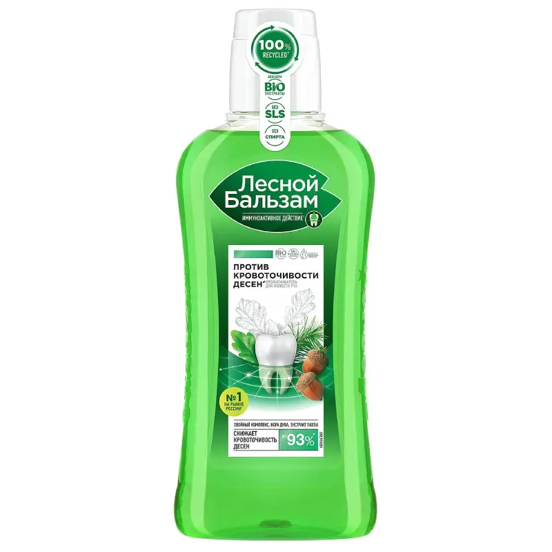 Лесной Бальзам Ополаскиватель для десен Дуб-Пихта 400 мл