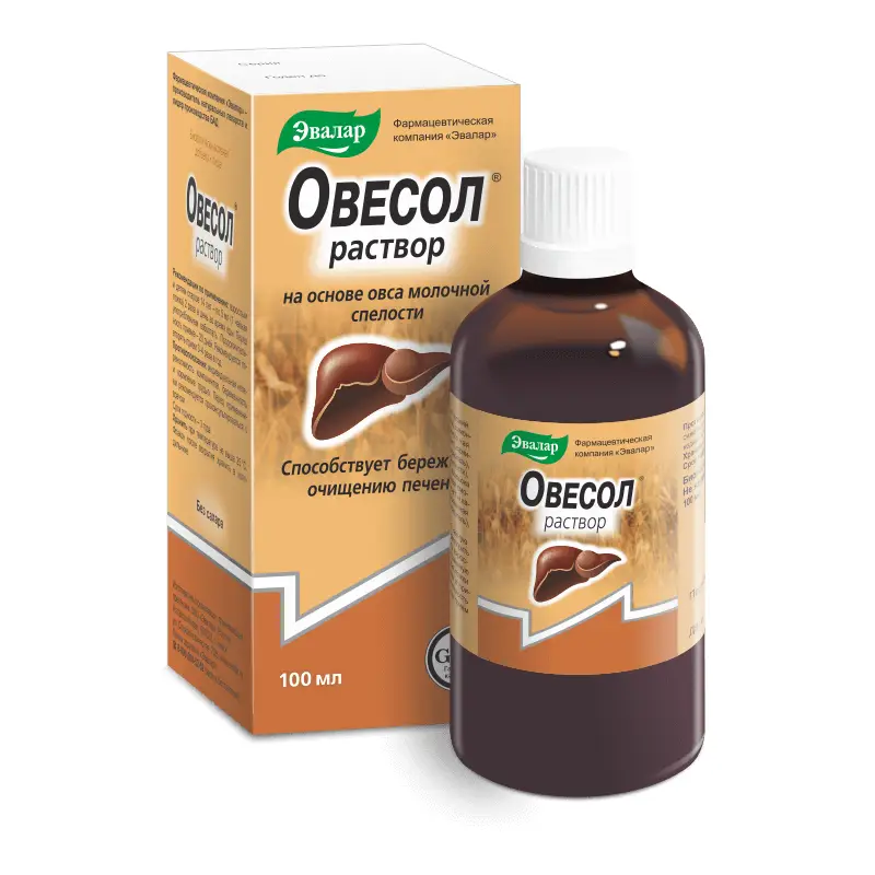 Овесол Настойка 100 мл для восстановления и энергии