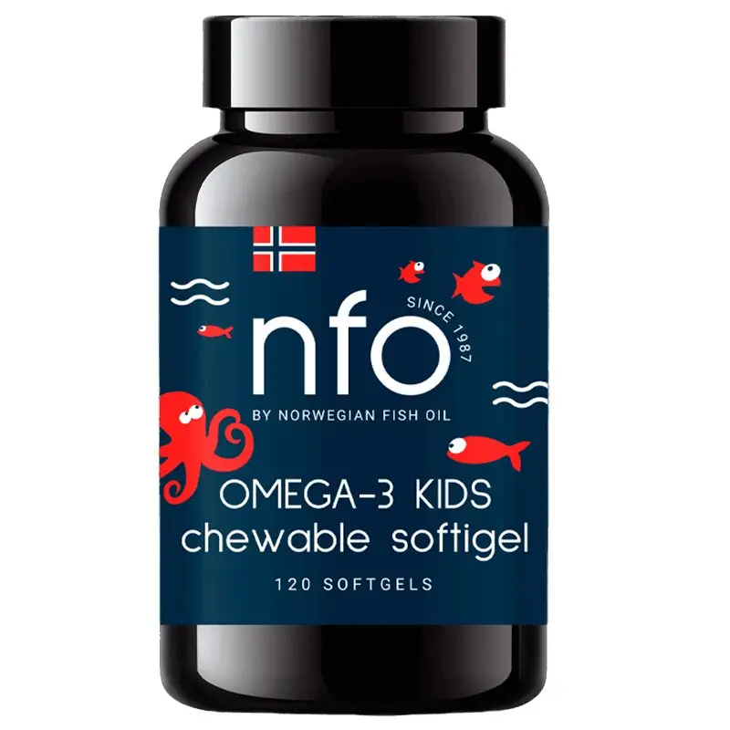 NFO Омега-3 с витамином D — жевательные капсулы для детей