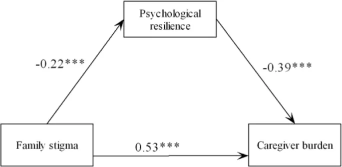 Рисунок 3: Модель медиации устойчивости