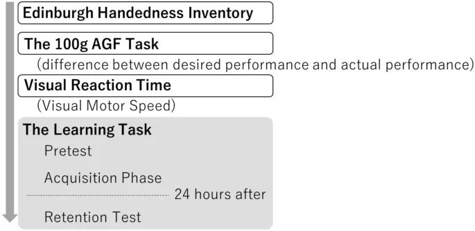 Рис. 2: Схема процедуры исследования