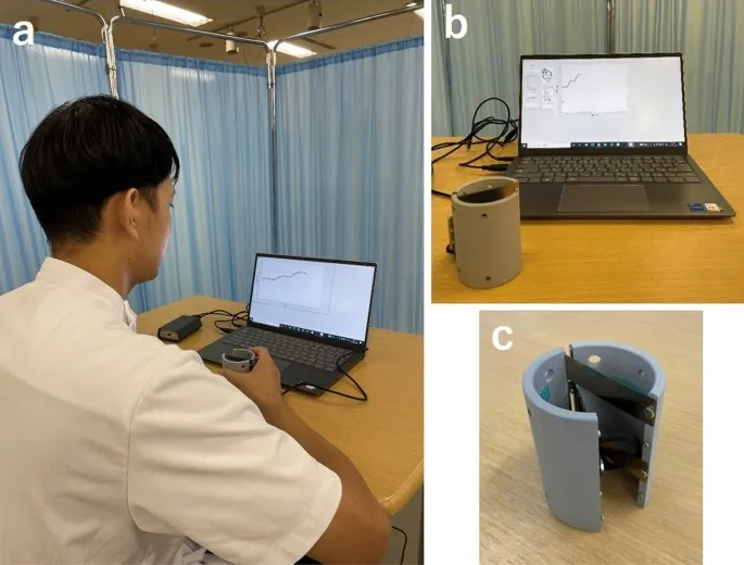 Рис. 1: Устройство iWakka для измерения силы хвата