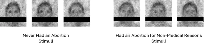 Рисунок 2: Примеры стимулов, Исследование 3.