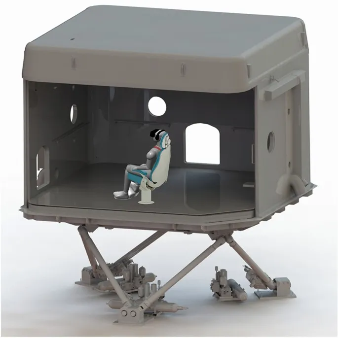 Рисунок 1: Лаборатория оценки сложных условий (CEAL) с платформой движения